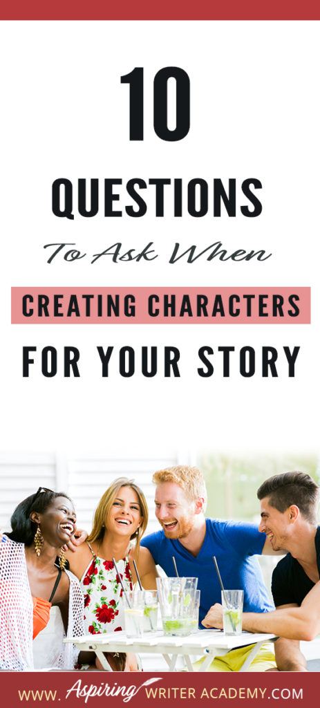 You have decided that you want to delve into the world of fiction and write a story. Great! You even have an awesome story idea that you’ve been playing around with in your head. Great! Now…what kind of characters could be in a story like this? And most importantly, who will be the protagonist—the main character of your story? Below, I’ve listed 10 Questions to Ask When Creating Characters for Your Story. #Writing #writingfiction #WritingAdvice #writingtip #writingtips #GetPublished