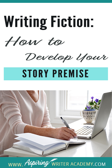 “What is your story about?” Can you answer that question about your work-in-progress in one, clear, concise sentence? If not, you may need to take some time to craft your story premise. A story premise, also referred to as a logline, is a single sentence (sometimes two) that acts as the foundation of your story. #Writing #writingfiction #WritingAdvice #writingtip #writingtips #GetPublished #writinghelp #writingcommunity #writingadvice