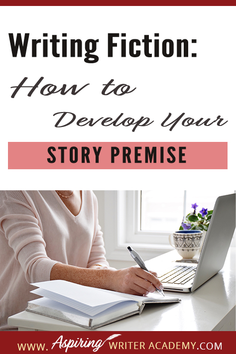 “What is your story about?” Can you answer that question about your work-in-progress in one, clear, concise sentence? If not, you may need to take some time to craft your story premise. A story premise, also referred to as a logline, is a single sentence (sometimes two) that acts as the foundation of your story. #Writing #writingfiction #WritingAdvice #writingtip #writingtips #GetPublished #writinghelp #writingcommunity #writingadvice