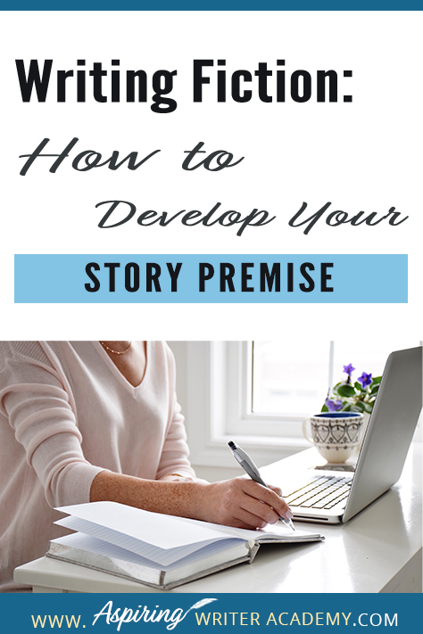 “What is your story about?” Can you answer that question about your work-in-progress in one, clear, concise sentence? If not, you may need to take some time to craft your story premise. A story premise, also referred to as a logline, is a single sentence (sometimes two) that acts as the foundation of your story. #Writing #writingfiction #WritingAdvice #writingtip #writingtips #GetPublished #writinghelp #writingcommunity #writingadvice