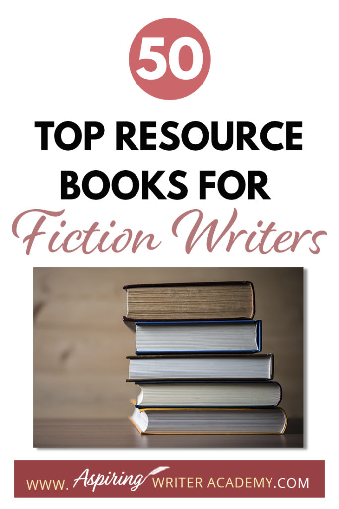 Aspiring Writer Academy recommends these 50 Top Resource Books for Fiction Writers. While there are numerous books available in bookstores and online that offer fantastic teaching, inspiration, and advice about the writing and publishing industry, we have narrowed the options down to help you boost your fiction writing career. #Writing #writingfiction #WritingAdvice #writingtip #writingtips #GetPublished #writingbooks