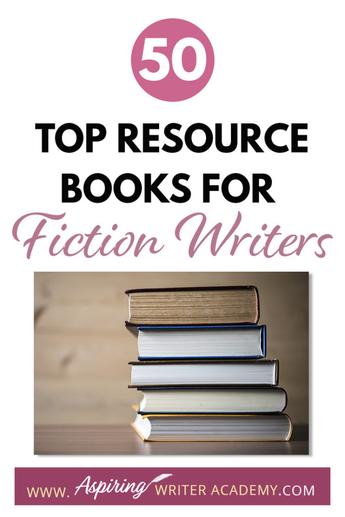 Aspiring Writer Academy recommends these 50 Top Resource Books for Fiction Writers. While there are numerous books available in bookstores and online that offer fantastic teaching, inspiration, and advice about the writing and publishing industry, we have narrowed the options down to help you boost your fiction writing career. #Writing #writingfiction #WritingAdvice #writingtip #writingtips #GetPublished #writingbooks