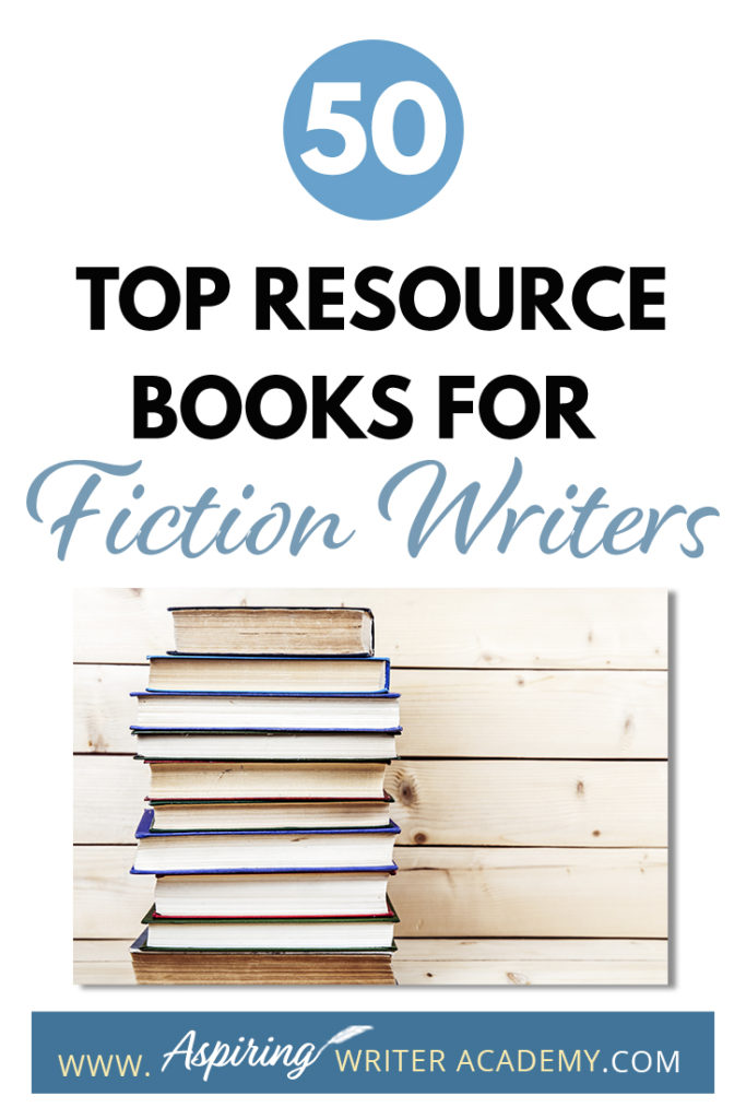 Aspiring Writer Academy recommends these 50 Top Resource Books for Fiction Writers. While there are numerous books available in bookstores and online that offer fantastic teaching, inspiration, and advice about the writing and publishing industry, we have narrowed the options down to help you boost your fiction writing career. #Writing #writingfiction #WritingAdvice #writingtip #writingtips #GetPublished #writingbooks