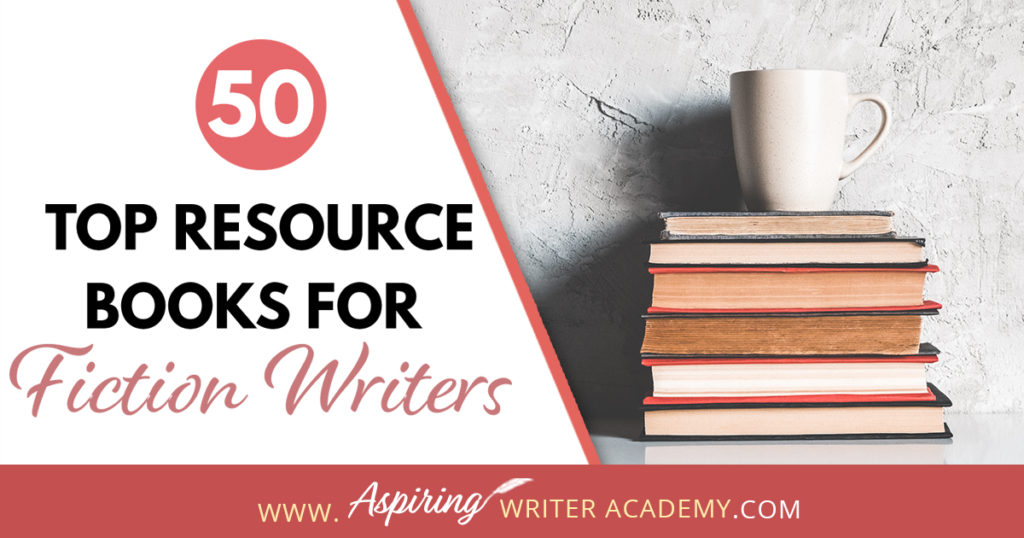 Aspiring Writer Academy recommends these 50 Top Resource Books for Fiction Writers. While there are numerous books available in bookstores and online that offer fantastic teaching, inspiration, and advice about the writing and publishing industry, we have narrowed the options down to help you boost your fiction writing career. #Writing #writingfiction #WritingAdvice #writingtip #writingtips #GetPublished #writingbooks