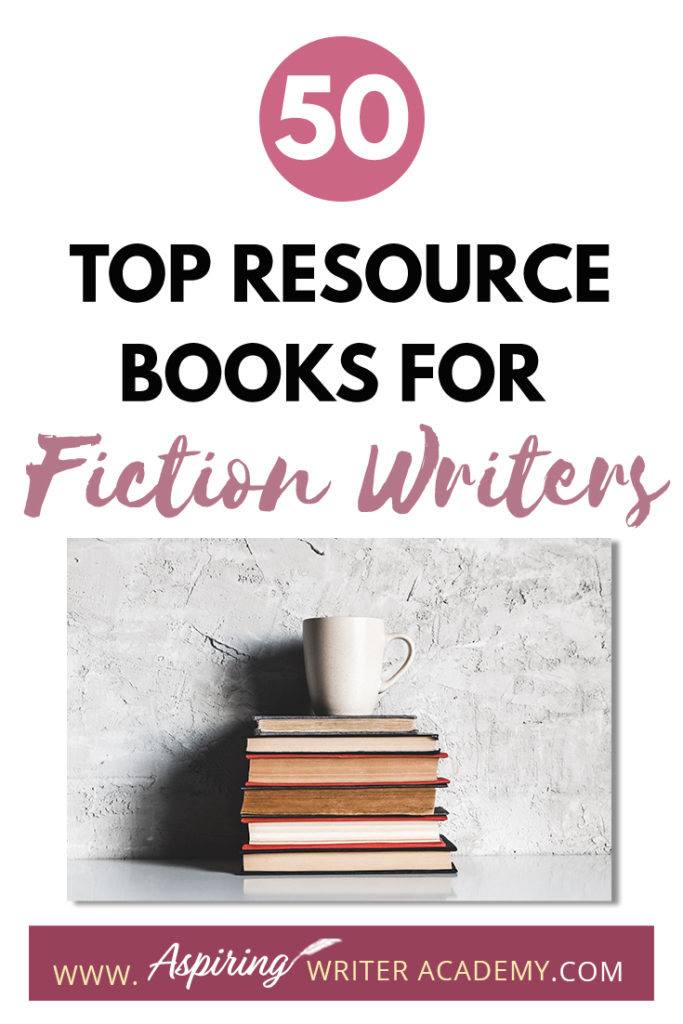 Aspiring Writer Academy recommends these 50 Top Resource Books for Fiction Writers. While there are numerous books available in bookstores and online that offer fantastic teaching, inspiration, and advice about the writing and publishing industry, we have narrowed the options down to help you boost your fiction writing career. #Writing #writingfiction #WritingAdvice #writingtip #writingtips #GetPublished #writingbooks