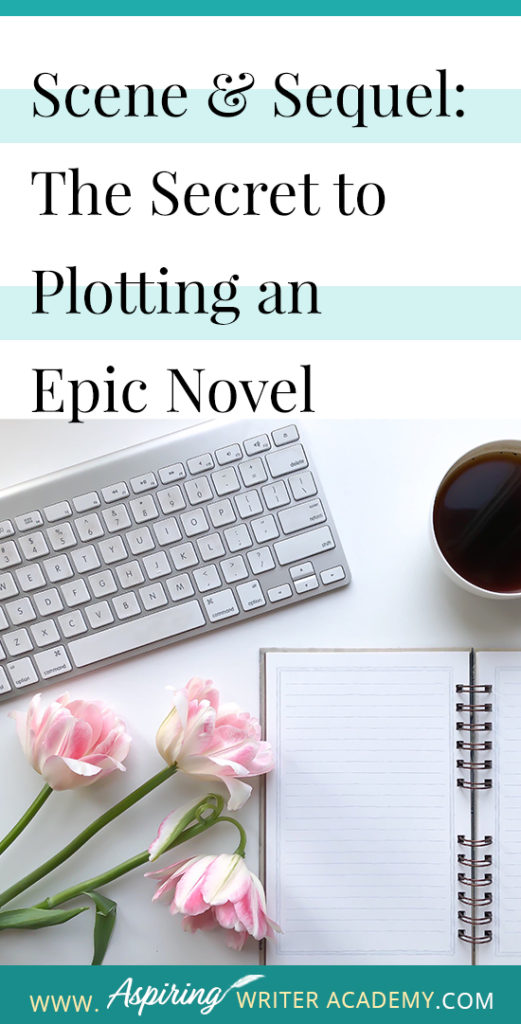 Scene & Sequel: The Secret to Plotting an Epic Novel (Part I) Ever feel ‘stuck’ while writing or had your story called ‘episodic’ or ‘unmotivated?’ Do you have a hard time moving your story forward in a way that grips the reader? Learn the individual components of Scene & Sequel to structure your scenes, advance the plot, and increase the stakes with each character decision. #Writing #writingfiction #WritingAdvice #writingtip #writingtips #GetPublished