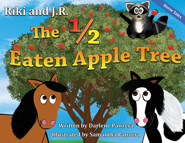 There were several factors leading to the creation of the Riki and J.R. Horse Tales books, but the first notion of creating a children’s book series based on our two horses began back in 2013. My daughter, Samantha, was in college and her homework for her Adobe Illustrator Class was to take a real-life animal and digitally draw it as a cartoon. Samantha chose to draw our two horses, Riki and J.R. When Samantha showed me the finished drawings on her computer
