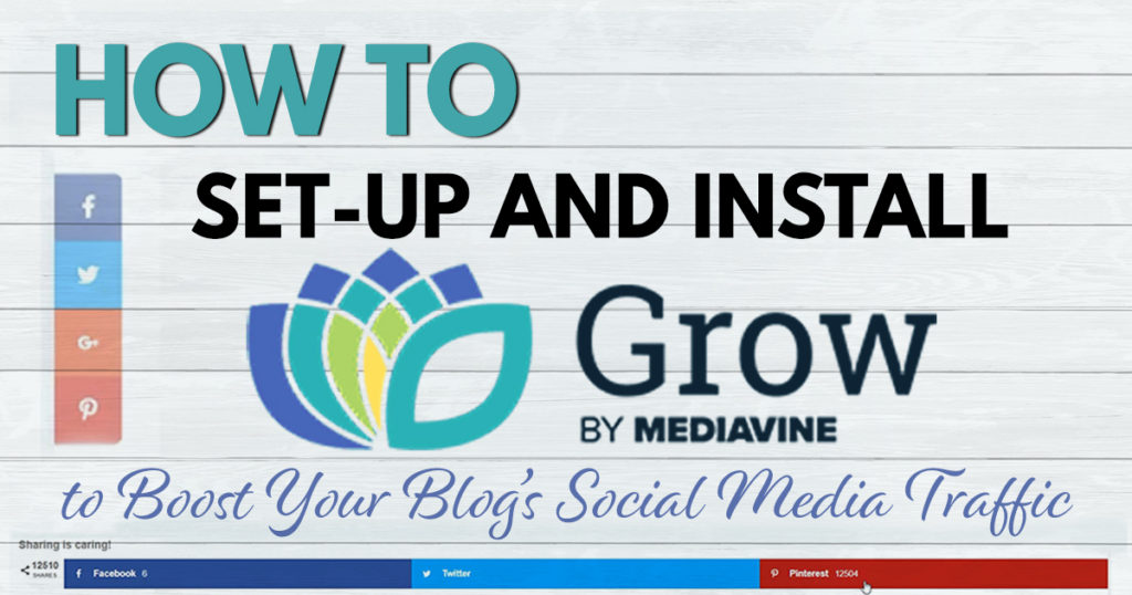 This is a step-by-step tutorial on how to set-up and install the Grow plugin by Mediavine. These social media share buttons can easily help boost your blog's traffic.