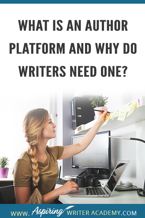 An author platform includes everything that you do both online and offline to promote and create awareness about who you are, your brand, and your books. It is how you connect with and build your audience. That way, when it is time for you to announce that your next book is ready for pre-orders, you have raving fans who are excited and can't wait to purchase your novel.