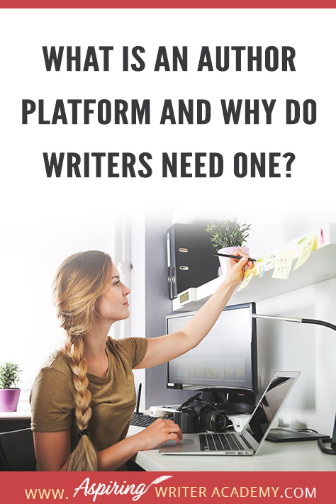An author platform includes everything that you do both online and offline to promote and create awareness about who you are, your brand, and your books. It is how you connect with and build your audience. That way, when it is time for you to announce that your next book is ready for pre-orders, you have raving fans who are excited and can't wait to purchase your novel.