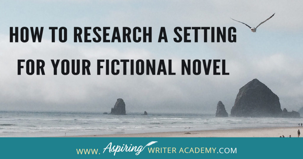 Settings. Where does your story take place? Is it a real place? Even if you choose to ‘make up’ a setting, you may still want to base some of the details off a real place to make it feel real. Researching a setting may also inspire character or plot details. In our post, How to Research a Setting for Your Fictional Novel, you can come along on a photo-journal research trip and learn a few tricks to create realistic settings for your own story.