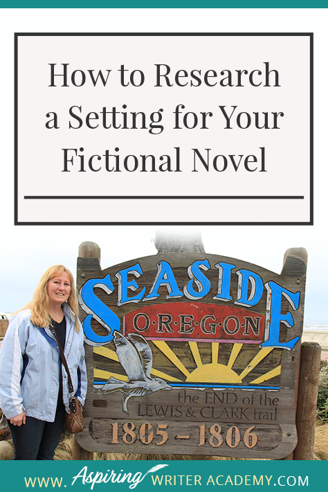 Settings. Where does your story take place? Is it a real place? Even if you choose to ‘make up’ a setting, you may still want to base some of the details off a real place to make it feel real. Researching a setting may also inspire character or plot details. In our post, How to Research a Setting for Your Fictional Novel, you can come along on a photo-journal research trip and learn a few tricks to create realistic settings for your own story.