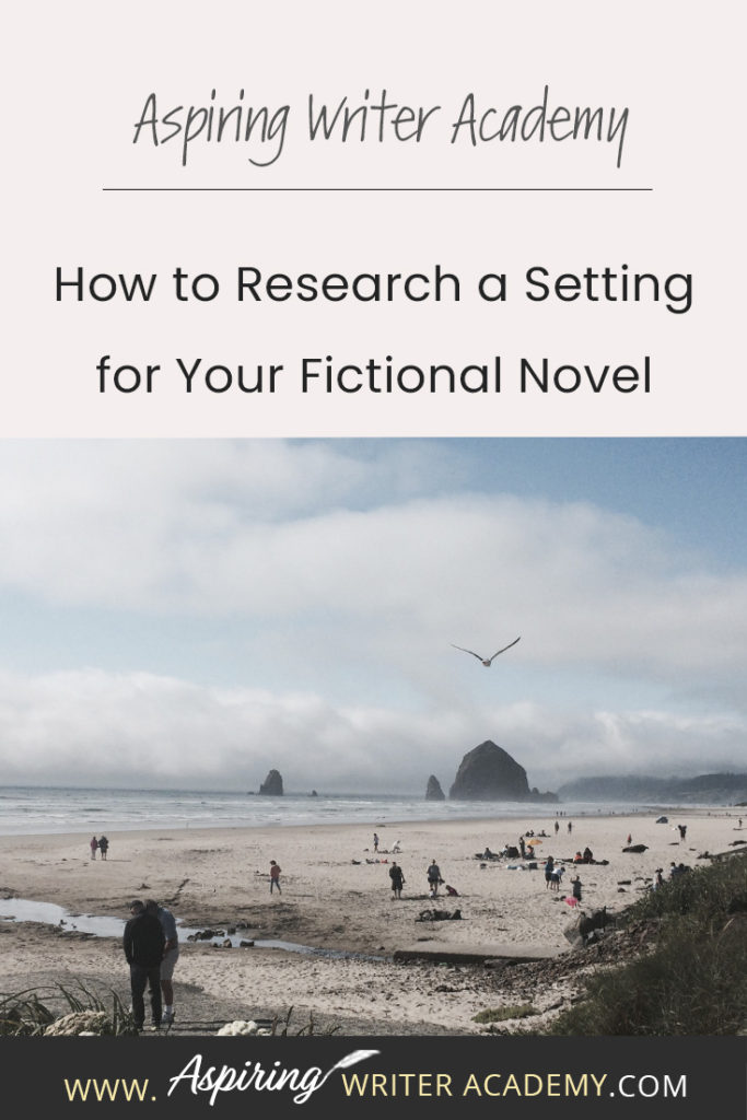 Settings. Where does your story take place? Is it a real place? Even if you choose to ‘make up’ a setting, you may still want to base some of the details off a real place to make it feel real. Researching a setting may also inspire character or plot details. In our post, How to Research a Setting for Your Fictional Novel, you can come along on a photo-journal research trip and learn a few tricks to create realistic settings for your own story.