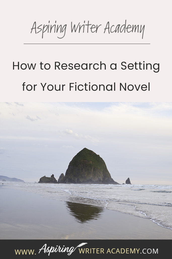 Settings. Where does your story take place? Is it a real place? Even if you choose to ‘make up’ a setting, you may still want to base some of the details off a real place to make it feel real. Researching a setting may also inspire character or plot details. In our post, How to Research a Setting for Your Fictional Novel, you can come along on a photo-journal research trip and learn a few tricks to create realistic settings for your own story.