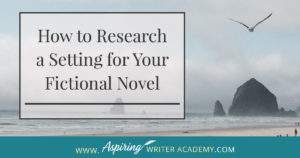 Settings. Where does your story take place? Is it a real place? Even if you choose to ‘make up’ a setting, you may still want to base some of the details off a real place to make it feel real. Researching a setting may also inspire character or plot details. In our post, How to Research a Setting for Your Fictional Novel, you can come along on a photo-journal research trip and learn a few tricks to create realistic settings for your own story.