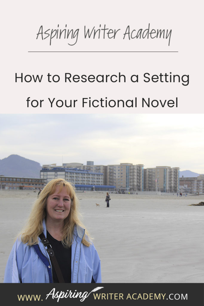 Settings. Where does your story take place? Is it a real place? Even if you choose to ‘make up’ a setting, you may still want to base some of the details off a real place to make it feel real. Researching a setting may also inspire character or plot details. In our post, How to Research a Setting for Your Fictional Novel, you can come along on a photo-journal research trip and learn a few tricks to create realistic settings for your own story.