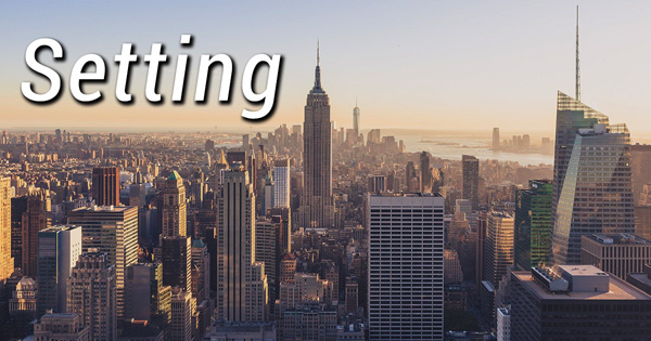 The setting of a story is not only a place, but also reveals the time period, season, lighting, temperature, props, and time of day. The same setting may look one way to one character and another way to a different character according to their viewpoint. The description of the setting may also help establish the genre, mood, tone, and general pacing of the story.