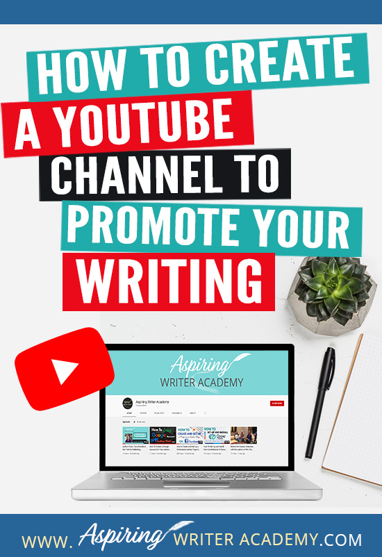 Creating a YouTube Channel gives you a spot on the internet to post videos of your book trailers, live author events, and Q&A author chats. Maybe you feel stuck on the technological side of things and need some help creating a professional YouTube account for your Author Platform. This blog post covers the nitty-gritty step-by-step details on How To Create a YouTube channel To Promote Your Writing. 