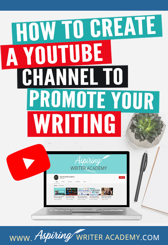 Creating a YouTube Channel gives you a spot on the internet to post videos of your book trailers, live author events, and Q&A author chats. Maybe you feel stuck on the technological side of things and need some help creating a professional YouTube account for your Author Platform. This blog post covers the nitty-gritty step-by-step details on How To Create a YouTube channel To Promote Your Writing. 
