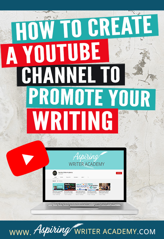 Creating a YouTube Channel gives you a spot on the internet to post videos of your book trailers, live author events, and Q&A author chats. Maybe you feel stuck on the technological side of things and need some help creating a professional YouTube account for your Author Platform. This blog post covers the nitty-gritty step-by-step details on How To Create a YouTube channel To Promote Your Writing. 