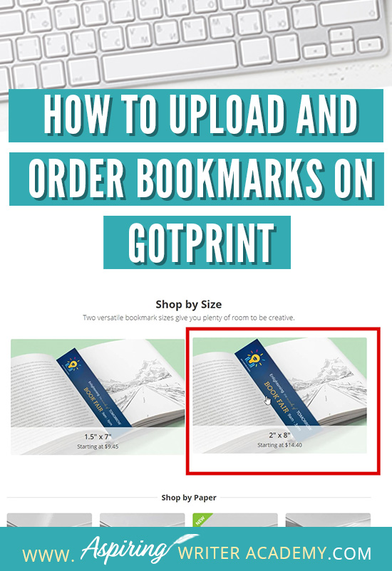 If you or a graphic designer have created bookmarks for your new upcoming book release, you may now be wondering How to Upload and Order Bookmarks on GotPrint. In this step-by-step tutorial, we cover how to upload your graphics, make sure that everything is within the margins, and discuss what are the best settings to choose when creating your bookmark.