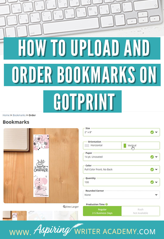 If you or a graphic designer have created bookmarks for your new upcoming book release, you may now be wondering How to Upload and Order Bookmarks on GotPrint. In this step-by-step tutorial, we cover how to upload your graphics, make sure that everything is within the margins, and discuss what are the best settings to choose when creating your bookmark.