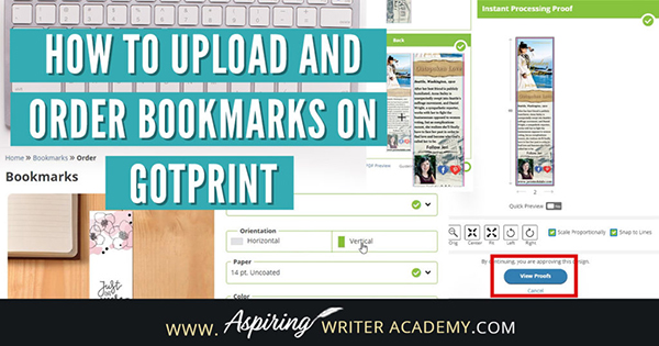 How to Upload and Order Bookmarks on GotPrint