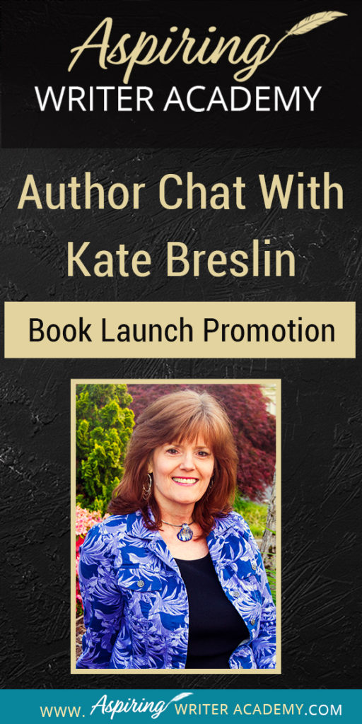 Kate Breslin, an award-winning author of Christian historical fiction, discusses her strategy for book launch promotion and offers several ideas to help aspiring writers build their own group of influencers (or Street Team). Also learn tips for networking, creating promotional materials, and lining up book signing events in this fun, interactive interview conducted by Darlene Panzera.