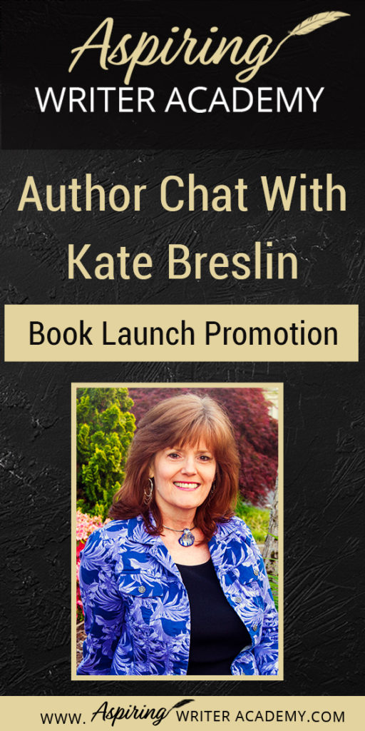 Kate Breslin, an award-winning author of Christian historical fiction, discusses her strategy for book launch promotion and offers several ideas to help aspiring writers build their own group of influencers (or Street Team). Also learn tips for networking, creating promotional materials, and lining up book signing events in this fun, interactive interview conducted by Darlene Panzera.