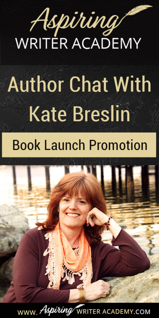 Kate Breslin, an award-winning author of Christian historical fiction, discusses her strategy for book launch promotion and offers several ideas to help aspiring writers build their own group of influencers (or Street Team). Also learn tips for networking, creating promotional materials, and lining up book signing events in this fun, interactive interview conducted by Darlene Panzera.