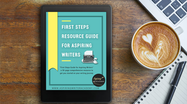 To get started on your own writing journey, you can download Aspiring Writer Academy’s Free First Steps Guide.