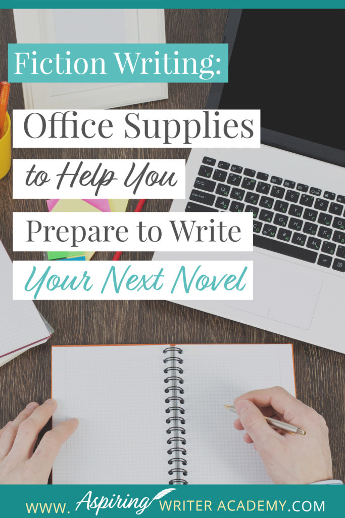 Are you new to Fiction Writing? Have you wondered which office supplies might be helpful when preparing to write your first novel? Or are you a published author preparing to write your next book? In our post, Fiction Writing: Office Supplies to Help You Prepare to Write Your Next Novel, we give you a handy checklist of supplies for writing, plotting, setting up your office, and for creating a Story Binder that keeps all your templates and brainstorming ideas in one place.