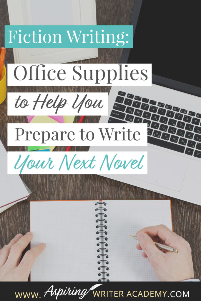 Are you new to Fiction Writing? Have you wondered which office supplies might be helpful when preparing to write your first novel? Or are you a published author preparing to write your next book? In our post, Fiction Writing: Office Supplies to Help You Prepare to Write Your Next Novel, we give you a handy checklist of supplies for writing, plotting, setting up your office, and for creating a Story Binder that keeps all your templates and brainstorming ideas in one place.