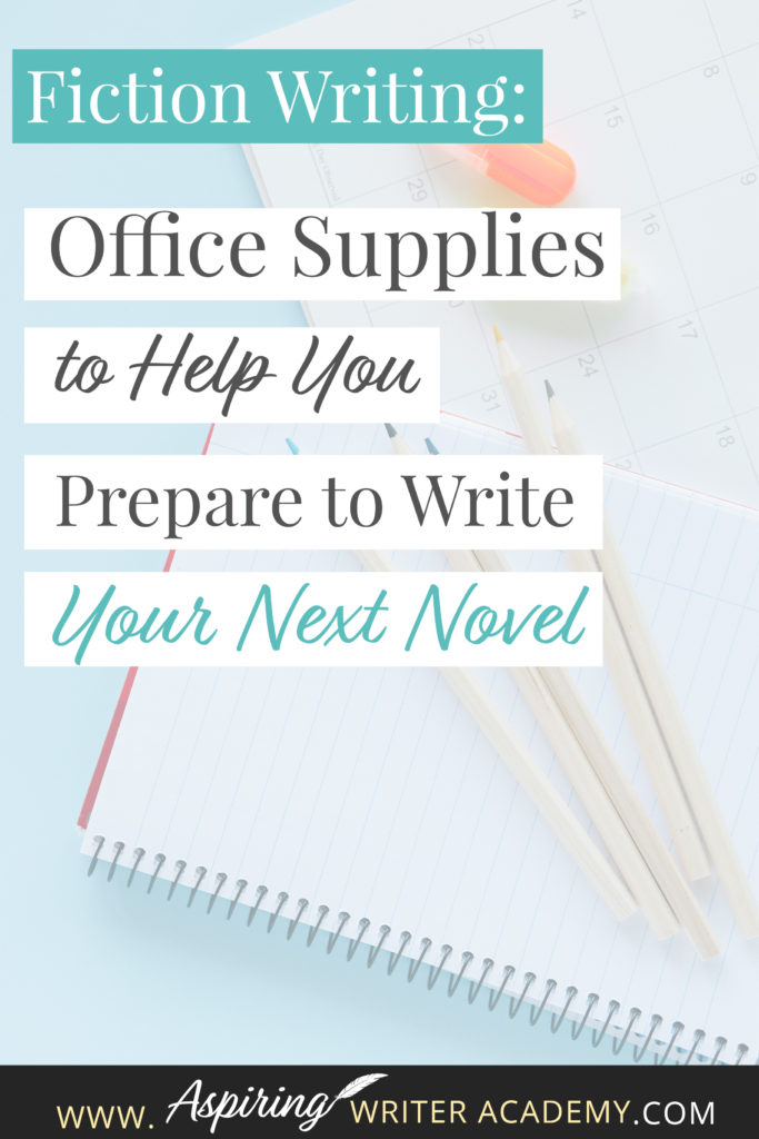 Are you new to Fiction Writing? Have you wondered which office supplies might be helpful when preparing to write your first novel? Or are you a published author preparing to write your next book? In our post, Fiction Writing: Office Supplies to Help You Prepare to Write Your Next Novel, we give you a handy checklist of supplies for writing, plotting, setting up your office, and for creating a Story Binder that keeps all your templates and brainstorming ideas in one place.
