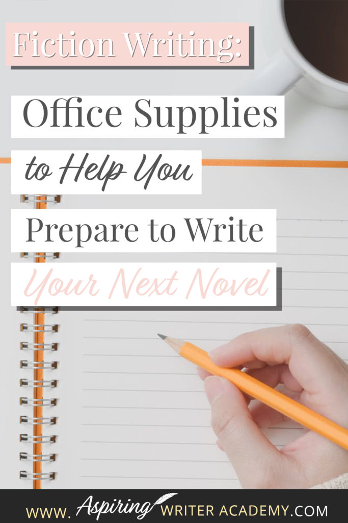 Are you new to Fiction Writing? Have you wondered which office supplies might be helpful when preparing to write your first novel? Or are you a published author preparing to write your next book? In our post, Fiction Writing: Office Supplies to Help You Prepare to Write Your Next Novel, we give you a handy checklist of supplies for writing, plotting, setting up your office, and for creating a Story Binder that keeps all your templates and brainstorming ideas in one place.