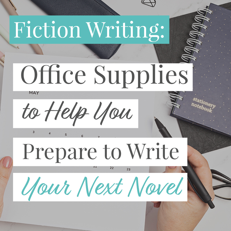 Are you new to Fiction Writing? Have you wondered which office supplies might be helpful when preparing to write your first novel? Or are you a published author preparing to write your next book? In our post, Fiction Writing: Office Supplies to Help You Prepare to Write Your Next Novel, we give you a handy checklist of supplies for writing, plotting, setting up your office, and for creating a Story Binder that keeps all your templates and brainstorming ideas in one place.