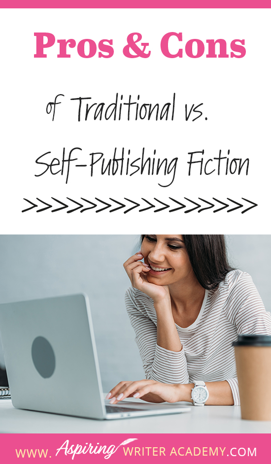 If you are an aspiring writer, you may be wondering whether you should self-publish or try to have your book published by a traditional publisher. What are the benefits? The cost? How hard is it to do? Do you need an agent? How much time is involved? What resources do you need or what skills do you need to know? In our post, Pros and Cons of Self-Publishing Fiction, we give you some of the advantages and disadvantages to help you decide which path is right for you.
