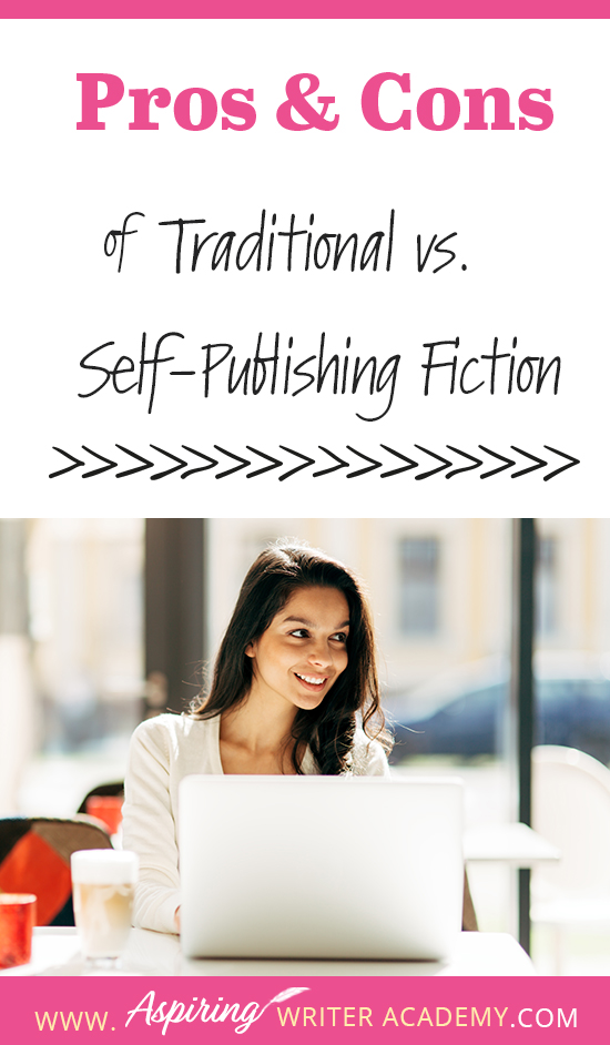 If you are an aspiring writer, you may be wondering whether you should self-publish or try to have your book published by a traditional publisher. What are the benefits? The cost? How hard is it to do? Do you need an agent? How much time is involved? What resources do you need or what skills do you need to know? In our post, Pros and Cons of Self-Publishing Fiction, we give you some of the advantages and disadvantages to help you decide which path is right for you.