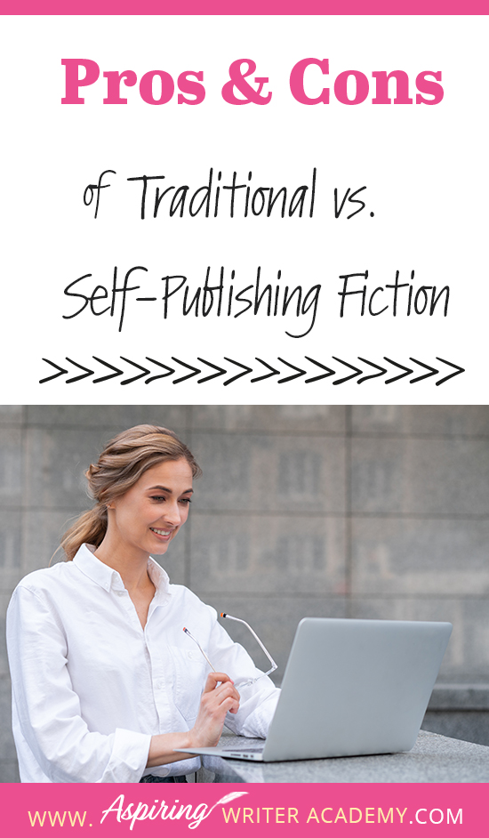 If you are an aspiring writer, you may be wondering whether you should self-publish or try to have your book published by a traditional publisher. What are the benefits? The cost? How hard is it to do? Do you need an agent? How much time is involved? What resources do you need or what skills do you need to know? In our post, Pros and Cons of Self-Publishing Fiction, we give you some of the advantages and disadvantages to help you decide which path is right for you.