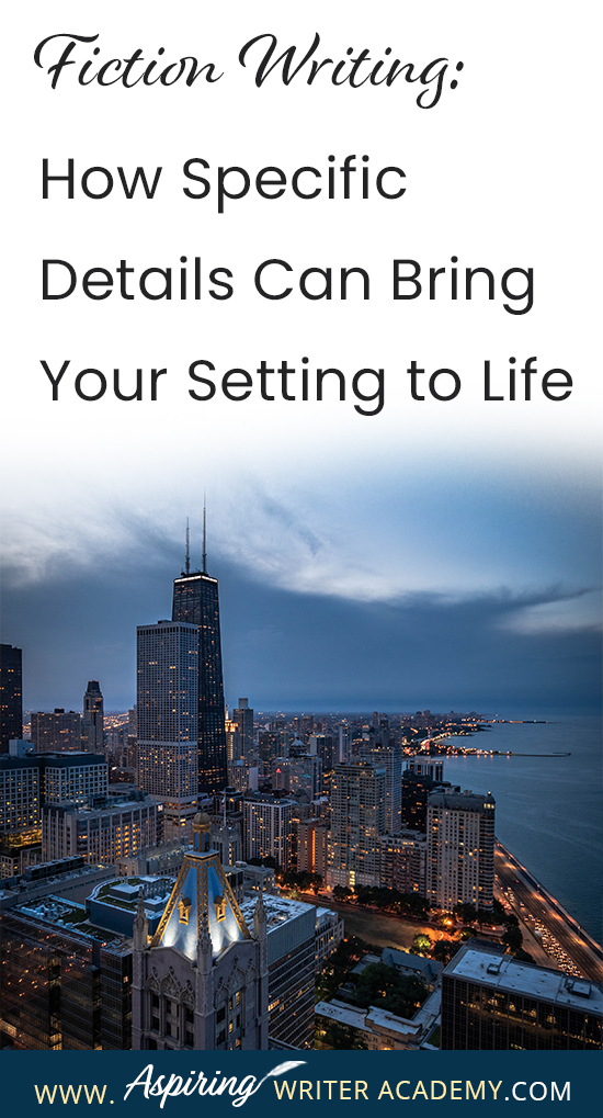 The setting for your fictional story can be so much more than just the general description of a place. The right details can depict mood, personality, theme, character change, and touch the reader’s emotions in profound ways. In our post, Fiction Writing: How Specific Details Can Bring Your Setting to Life, we discuss several techniques to help you craft meaningful scenes that will deepen your fiction and entice readers to rave about your story world as if it were a real place.