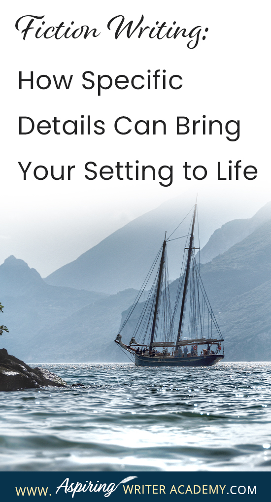 The setting for your fictional story can be so much more than just the general description of a place. The right details can depict mood, personality, theme, character change, and touch the reader’s emotions in profound ways. In our post, Fiction Writing: How Specific Details Can Bring Your Setting to Life, we discuss several techniques to help you craft meaningful scenes that will deepen your fiction and entice readers to rave about your story world as if it were a real place.