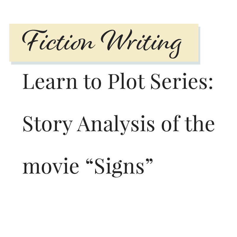 The best way to learn story structure is to analyze good stories. Can you readily identify each plot point in every movie you see or book you read? Or do terms like ‘inciting incident,’ ‘midpoint reversal,’ and ‘black moment’ leave you confused? In our Learn to Plot Fiction Writing Series: Story Analysis of the movie “Signs” we will show you how to recognize each element and provide you with a Free Plot Template so you can draft satisfying, high-quality stories of your own.