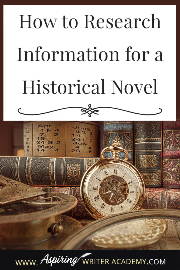 If you are interested in writing historical fiction, you may be wondering—how do you research a historical era? Where do you go to learn about the customs, currency, weapons, mode of transportation, style of dress? What kind of names, food dishes, or jobs were popular back then? Are there websites with this information? In our post, How to Research Information for a Historical Novel, we give you several valuable resources to find the information you need to write a realistic, historical tale!