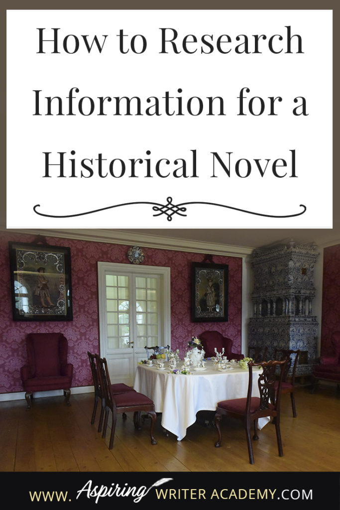 If you are interested in writing historical fiction, you may be wondering—how do you research a historical era? Where do you go to learn about the customs, currency, weapons, mode of transportation, style of dress? What kind of names, food dishes, or jobs were popular back then? Are there websites with this information? In our post, How to Research Information for a Historical Novel, we give you several valuable resources to find the information you need to write a realistic, historical tale!