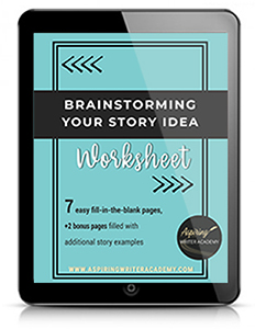 Brainstorming Your Story Idea Worksheet