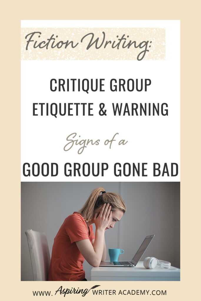 Are you looking to join a critique group and wonder if it will be the right fit for you? Or have you been in a critique group for a while, but doubt whether the feedback is helpful? Worse, are you a writer who has suddenly found themselves stuck in a toxic critique group due to changes within the group dynamic? In Fiction Writing: Critique Group Etiquette & Warning Signs of a Good Group Gone Bad, we discuss the good, the bad, and the ugly to help you get the best feedback on your work.