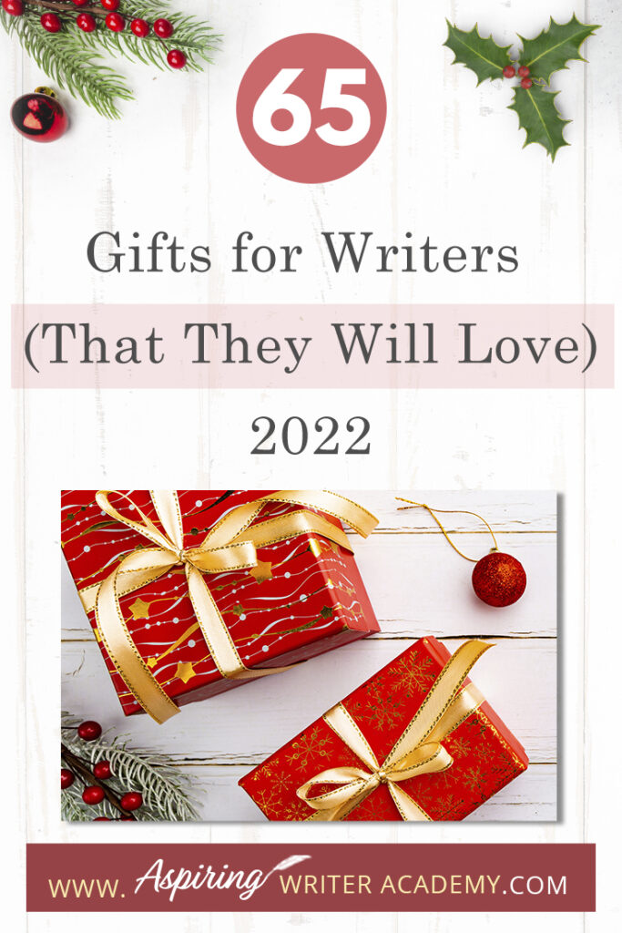 Are you struggling to find that perfect gift for the novelist in your life? You are in luck! We have gathered tons of ideas in one place and put together a list of 65 Gifts for Writers (That They Will Love) 2022. We hope that this post will help you find the perfect gift for writers, editors, and critique partners.