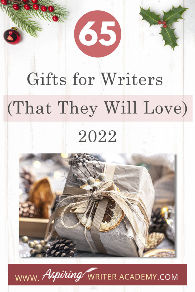 Are you struggling to find that perfect gift for the novelist in your life? You are in luck! We have gathered tons of ideas in one place and put together a list of 65 Gifts for Writers (That They Will Love) 2022. We hope that this post will help you find the perfect gift for writers, editors, and critique partners.