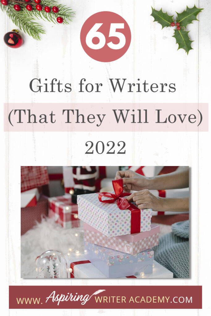 Are you struggling to find that perfect gift for the novelist in your life? You are in luck! We have gathered tons of ideas in one place and put together a list of 65 Gifts for Writers (That They Will Love) 2022. We hope that this post will help you find the perfect gift for writers, editors, and critique partners.