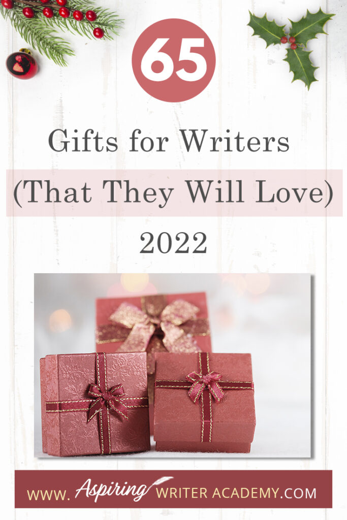 Are you struggling to find that perfect gift for the novelist in your life? You are in luck! We have gathered tons of ideas in one place and put together a list of 65 Gifts for Writers (That They Will Love) 2022. We hope that this post will help you find the perfect gift for writers, editors, and critique partners.